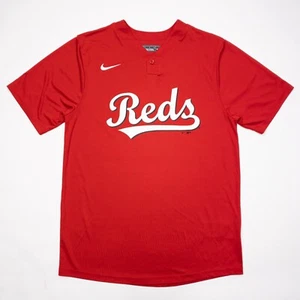 Nike Cincinnati Reds Jersey Men's Medium MLB Baseball Pullover Wicking Stretch - Picture 1 of 10
