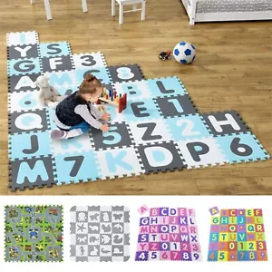 Puzzlematte Kinderteppich Spielteppich Spielmatte Schaumstoffmatte Juskys® - Bild 1 von 12