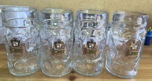 Lotto Stock 4 Boccali BIRRA FORST 1 Litro Bicchieri Collezione - Foto 1 di 2