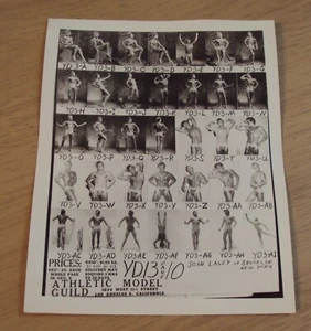 Foto CATALOGO scheda indice vintage anni '60 ATHLETIC MODEL GUILD (AMG) ~ JOHN LACEY 28 - Foto 1 di 5