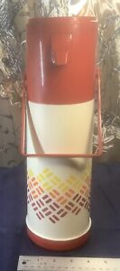 Vintage Aladdin Pump A Drink Quart Hot And Cold Thermos Bottle P150 70s Tested