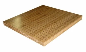 3/4" Reversible Solid Bamboo Go and Chinese Chess Game Board - Picture 1 of 3