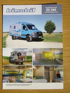Bimobil EX 366 Mercedes Sprinter 4x4 Expeditionsmobil Wohnmobil Prospekt - Bild 1 von 1