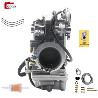 Brand New Carburetor Fit For Evo Electra Glide Harley HSR42mm Evo Dyna Twin Cam - Image 1 of 4