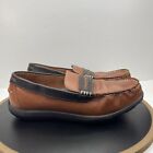LL Bean Penny Loafer Shoe Men 11 M  Leather Slip On Brown Two Tone Casual