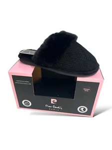 Pantofole Donna Invernali Ricamate Con Inserti In Pelliccia Pierre Cardin 0244 - Foto 1 di 6