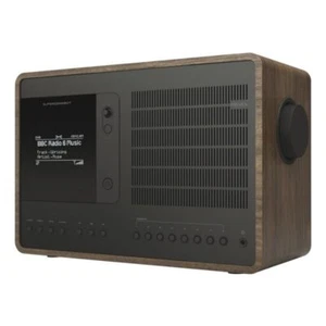 REVO SUPER CONNECT DAB+ FM DIGITAL RADIO WITH BLUETOOTH WALNUT/BLACK - Picture 1 of 5