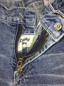 Lucky Brand Womens VINTAGE Light Distressed jeans Dungarees Size 4/27 (E21) - Bild 1 von 9