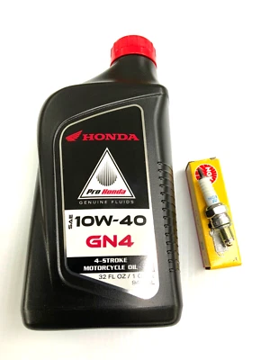 KIT DE PUESTA A PUNTO DE BUJÍA CAMBIO ACEITE HONDA CRF80 XR80 CRF100F CRF100 XR100 Foto 1 de 2