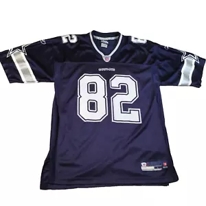 Reebok NFL Dallas Cowboys Jason Witten #82 Navy Blue Authentic Jersey L Nylon... - Picture 1 of 9