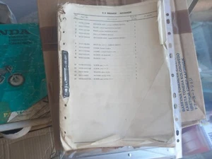 honda XL250 parts manual - Picture 1 of 6