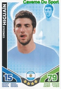 GONZALO HIGUAIN # ARGENTINA TRADING CARD MATCH ATTAX STARS MONDIALES TOPPS 2010 - Imagen 1 de 2