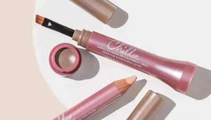 Chella The Brow Set - Eyebrow 4 Piece Kit with Storage Bag - Medium Brown - Picture 1 of 8