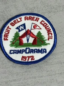 BSA Fruit Belt Area Council Camporee Patch 1972 Michigan Boy Scouts of America - Bild 1 von 9
