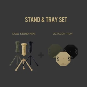 Juego de soporte y bandeja para contenedor de carga (mini soporte doble) - 3 colores - Imagen 1 de 19