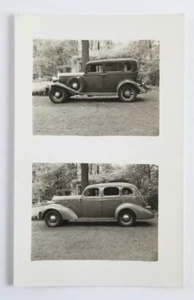 Fotografía instantánea vintage de autos estacionados en el césped imagen doble - Imagen 1 de 7
