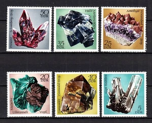 100792/ DDR 1972 – Mi 1737-1742 – Mineralien – postfrisch - Picture 1 of 1