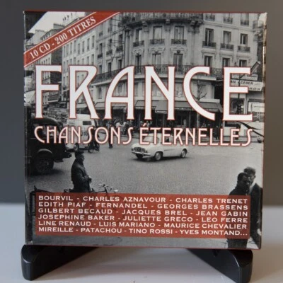 10 CD-Box France Chansons Éternelles - 200 Titel - Bild 1 von 2