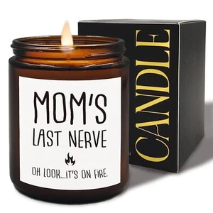 Mom's Last Nerve Candle Funny Gifts for Mom from Daughter Mom Candle Funny Mo... - Picture 1 of 5