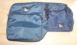3 x Qantas Vintage Overnight Travel Bag Luggage Blue - Picture 1 of 13