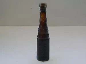 VINTAGE CHAMPION VINEGAR SMALL SAMPLE BOTTLE WITH CONTENTS. - Bild 1 von 7