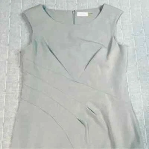 Calvin Klein Gray Sheath Dress Size 12 VGW - Picture 1 of 9