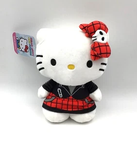 Jazwares Plush Hello Kitty & Friends 8" Hello Kitty in Black & Red Dress NWT - Picture 1 of 2