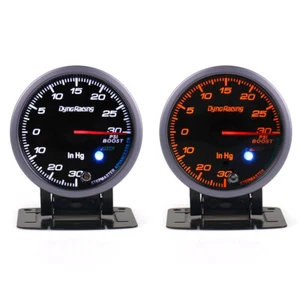 2.5" 60mm Universal Car LED PSI Turbo Boost Gauge Meter Black Face with Sensor - Picture 1 of 8