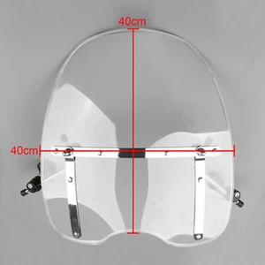 Clear Windshield For Honda Shadow Spirit Aero Rebel Deluxe VT VTX ACE Cruisers U - Picture 1 of 1