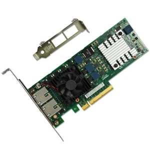 INTEL X520-T2 10GB DUAL PORT ETHERNET SERVER ADAPTER DELL JM42W Free shipping - Bild 1 von 5