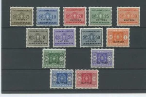 COLONIE ERITREA 1934 TASSE 13V. 2 ** CENTRATO - Imagen 1 de 1