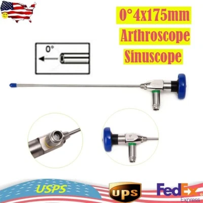 Endoscopio otorrinolaringológico nasal rígido médico de 0 grados 4x175 mm sinuscopio artroscopio Foto 1 de 4