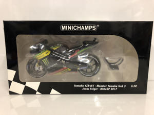 Minichamps 122173094 Yamaha YZR-M1 Monster Yamaha Tech 3 Jonas Folger 2017