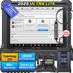2025 Autel MaxiSys ULTRA Lite MS919 Diagnostic Scanner Advanced VCI~ Programming - Picture 1 of 24
