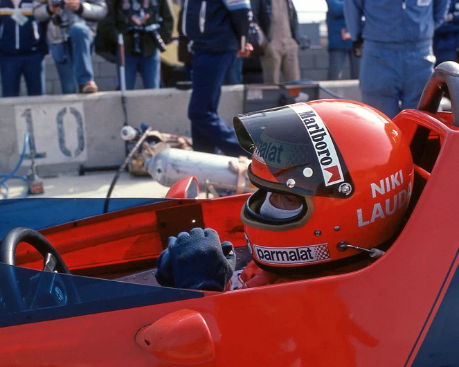 1978 Driver NIKI LAUDA Glossy 8x10 Photo U.S. Grand Prix Poster Watkins Glen - Image 1 of 1