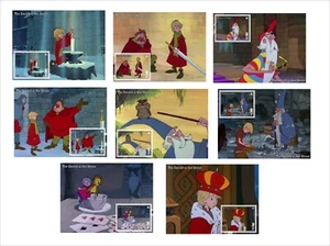 DISNEY 2019 LA SPADA NELLA PIETRA 8 FOGLI RICORDO animazione cartoni animati - Foto 1 di 1