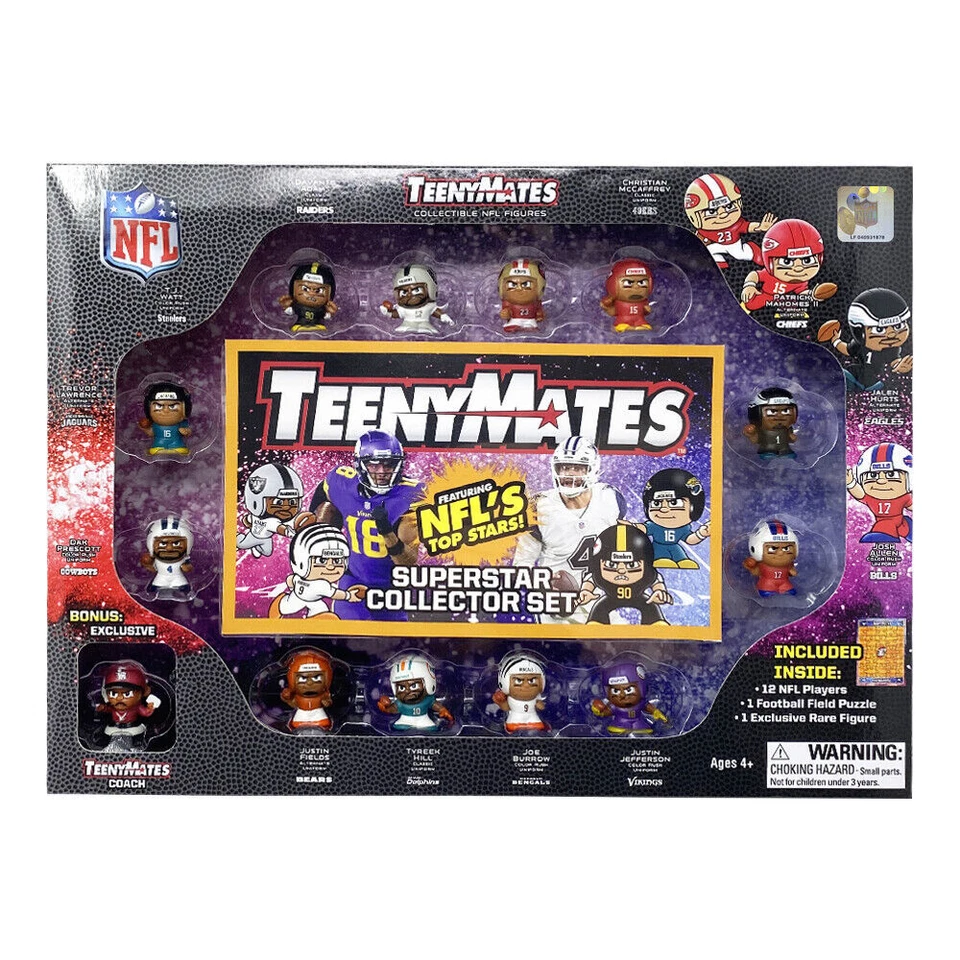 NFL Teenymates Player Figure 2023-2024 Series 12 Collector Gift Set