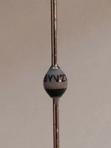 Vishay BYV27-200 200V 2A SOD-57 Ultra-Fast Avalanche Sinterglass Diode 50 pcs - Picture 1 of 3
