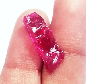 Natural Red Ruby Rough 7.05 Ct Certified Loose Gemstone With Free Gift - Picture 1 of 6