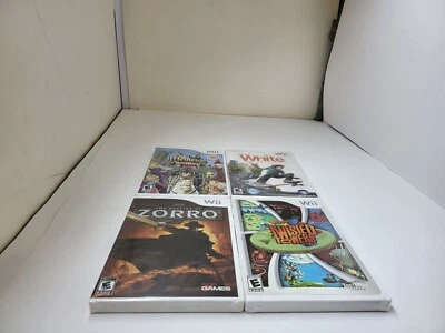 4 NEW GAMES TWISTED TOWER/ZORRO/MEDIEVAL/ SHAUN  SKATBOARDING FOR NINTENDO WII - Image 1 of 4