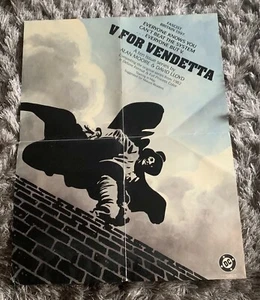 Vintage 1988 V For Vendetta Comic Store Poster Alan Moore David Lloyd gebraucht gut - Bild 1 von 3