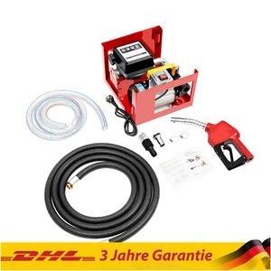 230V 60L/min Generisch Dieselpumpe Heizölpumpe Ölpumpe Tankstelle mit Zählwerk - Bild 1 von 15