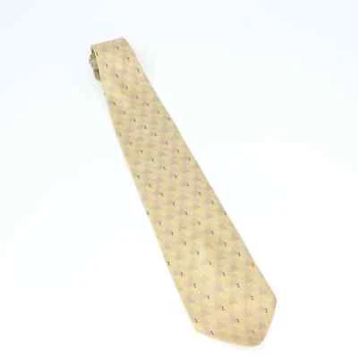 Corbata clásica Bill Blass para hombre beige geométrica 100 % seda 60 x 4 Foto 1 de 4