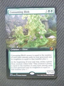 Consuming Blob Foil Extended Art - Innistrad Midnight Hunt Karten - Mtg Karte #3JD - Bild 1 von 1