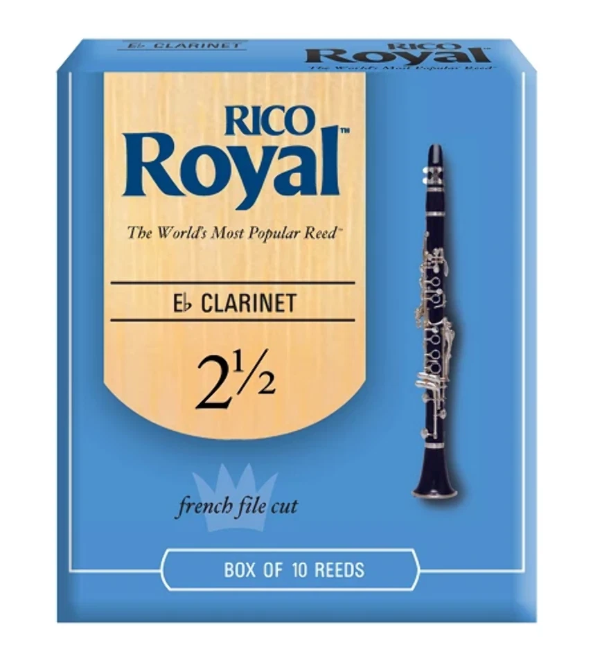 Rico Royal Eb Clarinet Reeds (Previous Packaging) - 10 Per Box