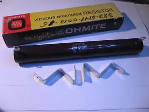 Resistencia esmaltada vítrea Ohmite 750 ohmios 750R 100 vatios stock 0608 - NUEVO DE LOTE ANTIGUO Cantidad 1 - Imagen 1 de 3