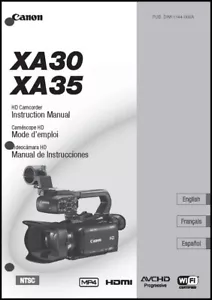 Canon XA30 XA35 fotocamera digitale manuale istruzioni - Foto 1 di 1