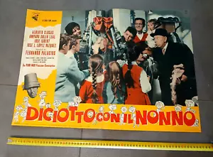 Manifesto Locandina Cinema Diciotto con Il Nonno Vintage Poster 65x45 Fotobusta - Imagen 1 de 1