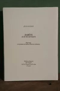 Buch Jean Guenot, Zabète mit grünen Augen. ** - Bild 1 von 4