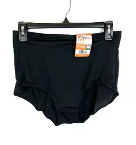 Warners Women’s Black Microfiber Black High Rise Panty/Underwear Size 7 - Picture 1 of 3